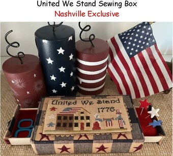 United We Stand Sewing Box
