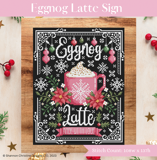 Eggnog Latte Sign