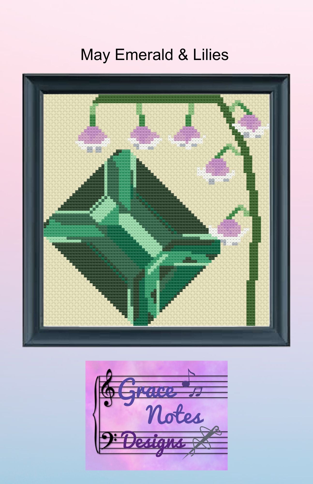 May Emerald & Lilies
