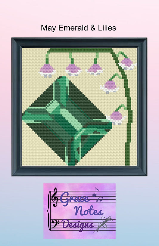 May Emerald & Lilies