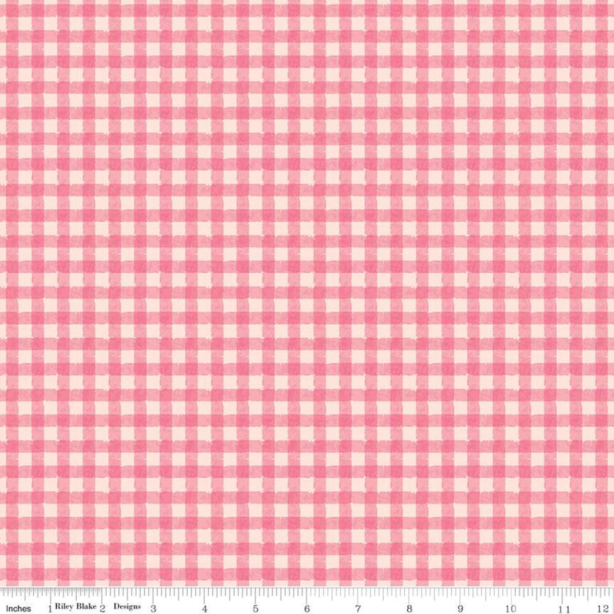 Strength in Pink Gingham Blush