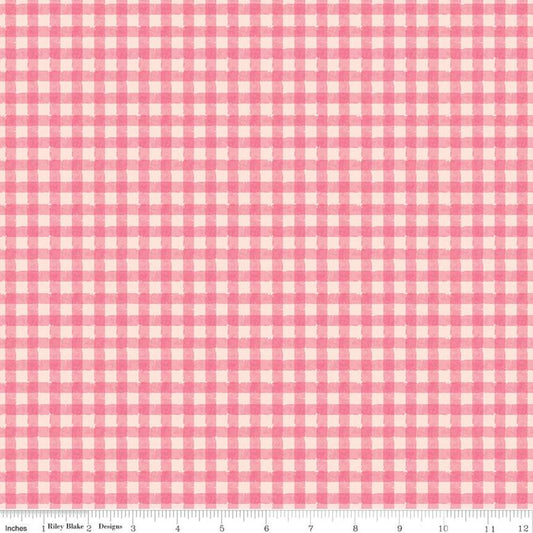 Strength in Pink Gingham Blush